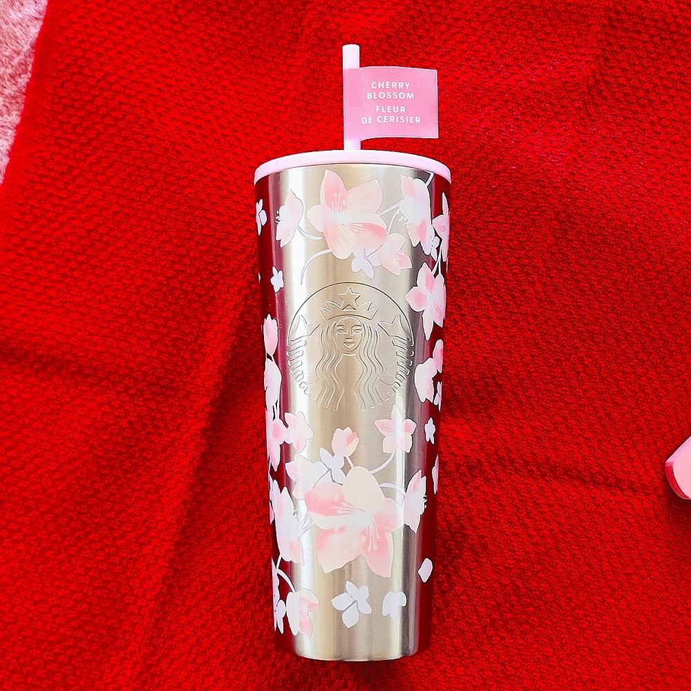 🌺🌺 Cherry Blossom Starbucks stainless Tumbler 🌺🌺